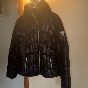 Guess Women's Black Puffer Jacket